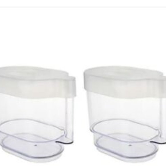 Cooks Essentials Electric Mandoline Storage Containers - 2 PK with lids - Picture 2 of 4